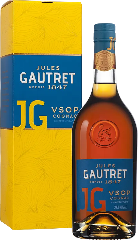 JULES GAUTRET Cognac VSOP в п/у 0.7 л.