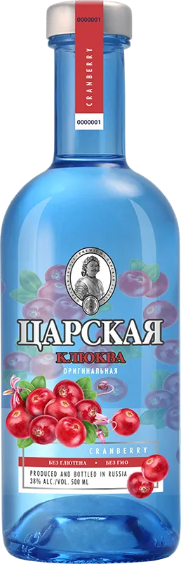 Настойка горькая "Царская Оригинальная Клюква" 0.5 л.
