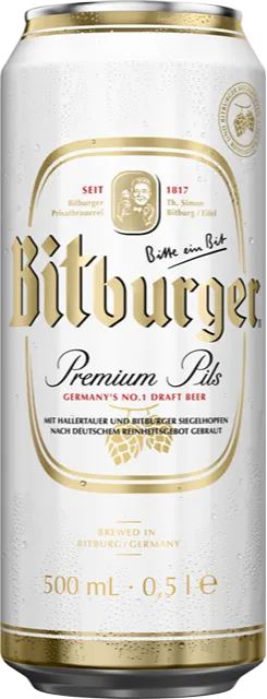 Изображение товара "Bitburger" Premium Pils 0.5 л.