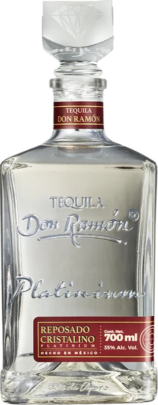 Tequila Don Ramón Reposado Cristalino Platinum 0.7 л.