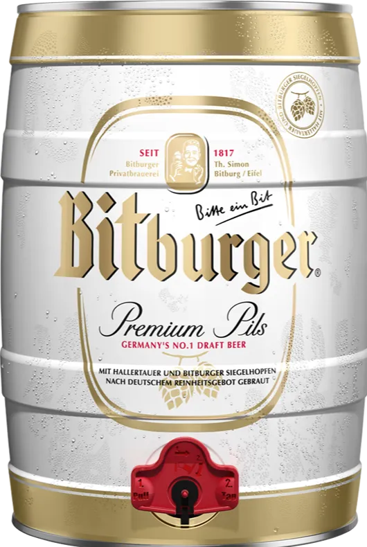 Изображение товара "Bitburger" Premium Pils 5 л.